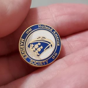 Holland America Mariner Society 25 pinback lapel commemorative souvenir